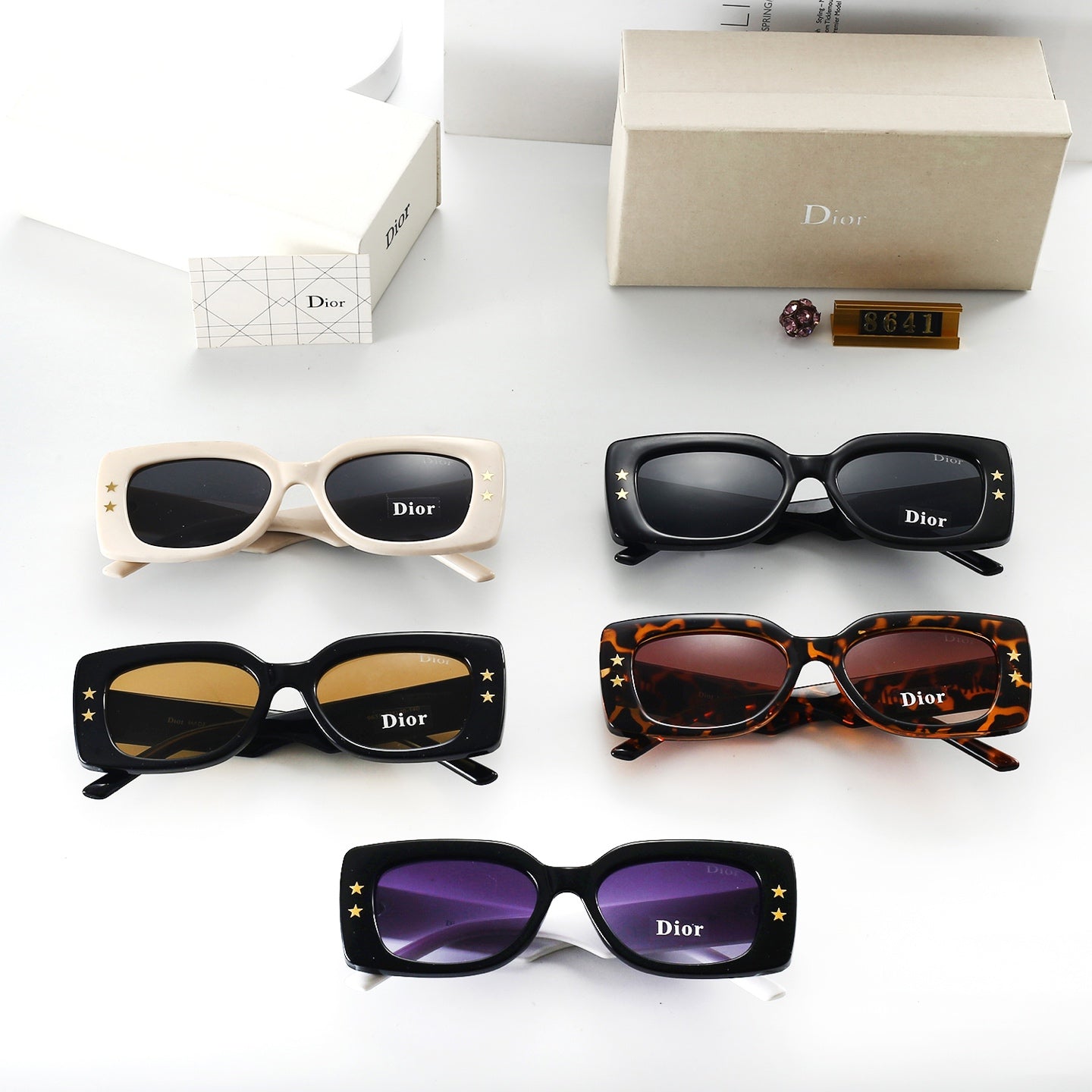 Fashion hot 5 color sunglasses 8641